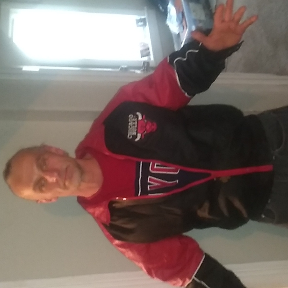 Chicago Bulls VTG 90'S Leather Jacket MD/M